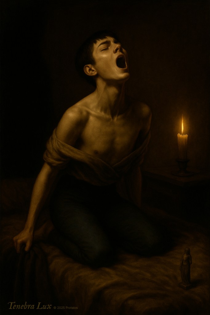 Nyra sola en su litera